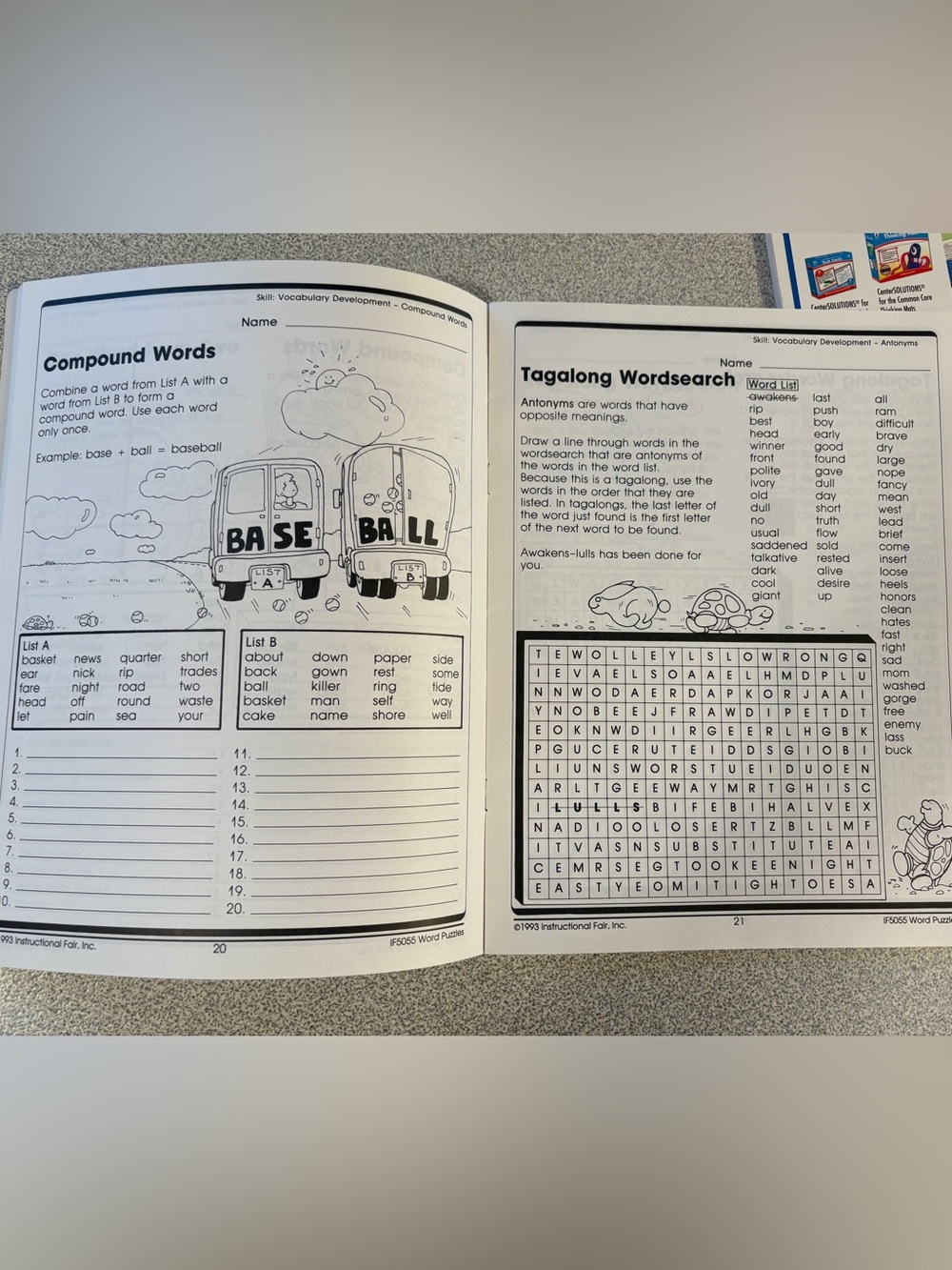 Excellent Grade 5 Math & Language Reproducible Books - Picture 3 of 8